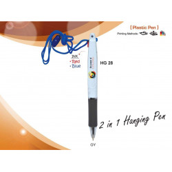 HG 28 2 in 1 Hanging Pen (Plastic Pen)